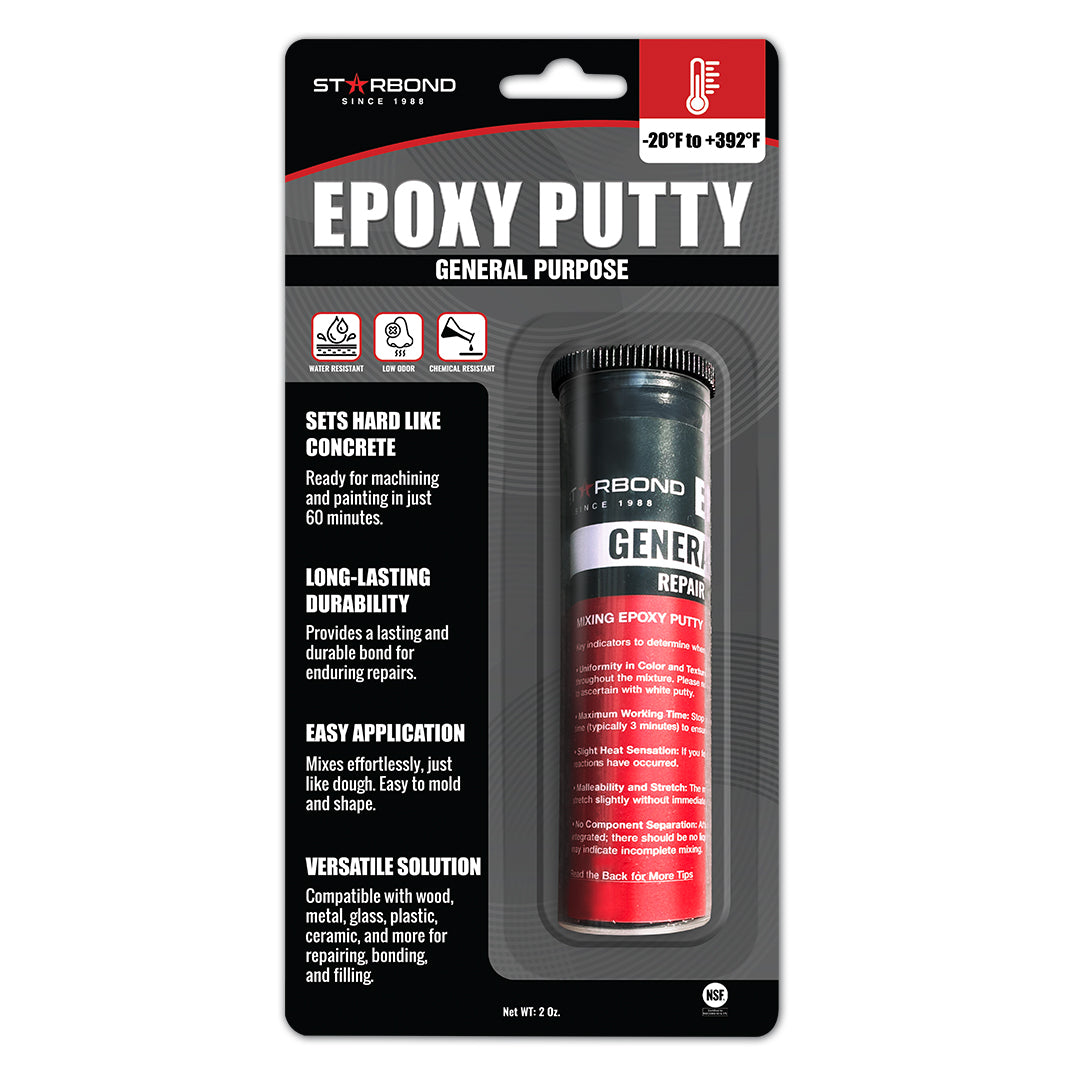 Starbond Epoxy Putty Stick - 2oz. - Standard Formula - Black