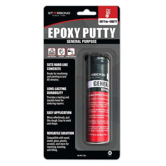 Starbond Epoxy Putty Stick - 2oz. - Standard Formula - Black