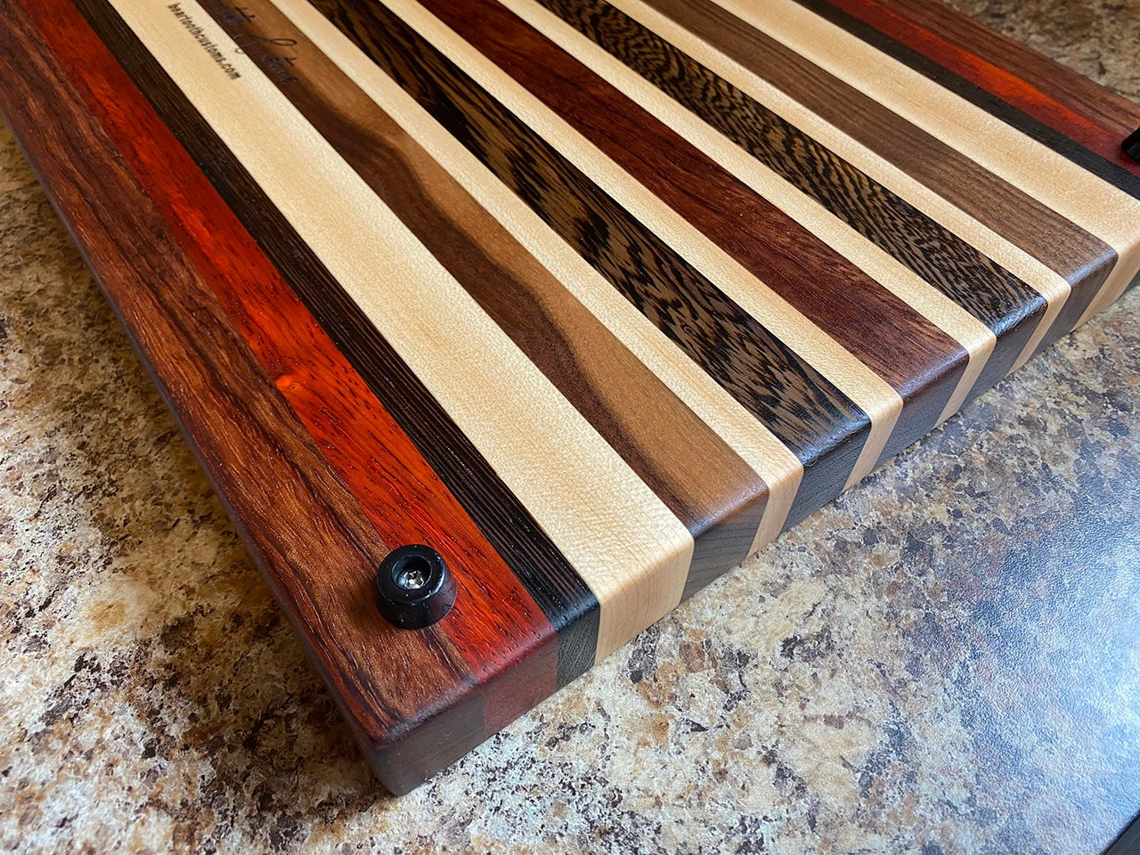 Personalized Handmade Exotic Cutting Board 